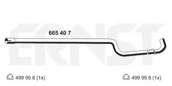 Ernst 665407 Exhaust pipe Ernst 665407 Exhaust pipe