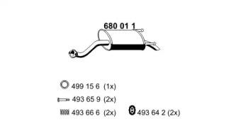 Ernst 680011 Schalldaempfer Ernst 680011 Schalldaempfer