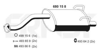 Ernst 680158 Schalldaempfer Ernst 680158 Schalldaempfer