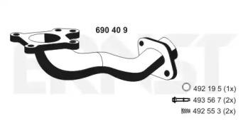 Ernst 690409 Exhaust pipe Ernst 690409 Exhaust pipe