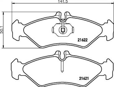 Hella 8DB 355 008-341 Brake pads