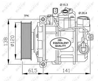 NRF 32777 Compressor assy cooler