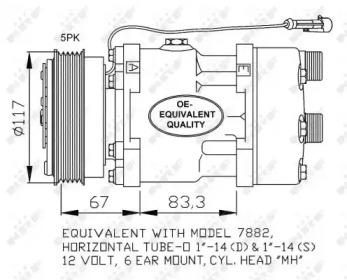 NRF 32779 Compressor assy cooler NRF 32779 Compressor assy cooler