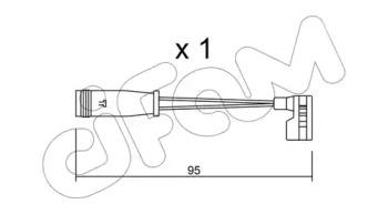 Cifam SU.164 Датчик зносу гальмівних колодок