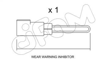 Cifam SU.258 Датчик износа тормозных колодок Cifam SU.258 Датчик износа тормозных колодок