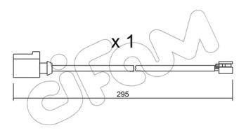 Cifam SU.273 Датчик зносу гальмівних колодок Cifam SU.273 Датчик зносу гальмівних колодок