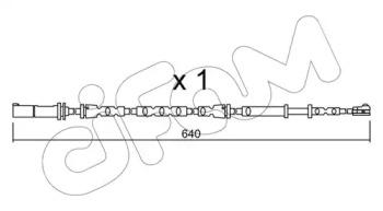 Cifam SU.312 Датчик зносу гальмівних колодок