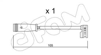 Cifam SU.313 Датчик зносу Cifam SU.313 Датчик зносу