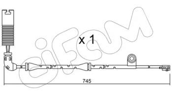Cifam SU.326 Датчик зносу гальмівних колодок