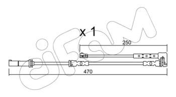 Cifam SU.338 Датчик износа тормозных колодок Cifam SU.338 Датчик износа тормозных колодок