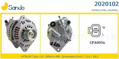 Sando 20201021 Alternator assy Sando 20201021 Alternator assy