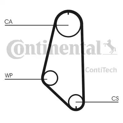 Contitech CT720 Belt timing