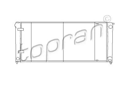 Topran 102 724 Радіатор охолодження двигуна