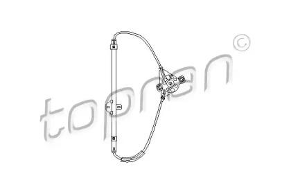 Topran 102 991 Regulator assy door window Topran 102 991 Regulator assy door window