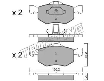 Trusting 625.0 Brake pads