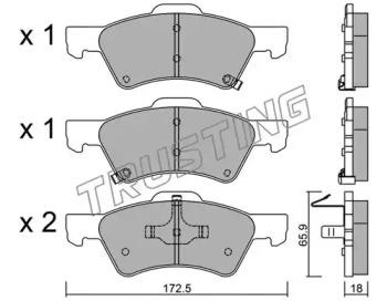 Trusting 639.0 Brake pads Trusting 639.0 Brake pads