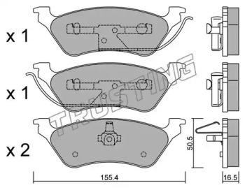Trusting 641.0 Brake pads