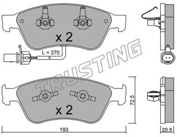 Trusting 678.0 Brake pads