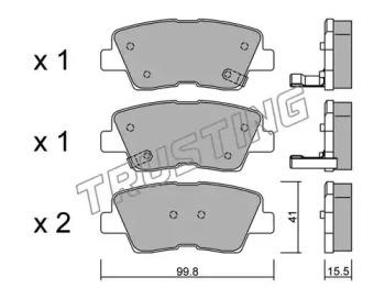 Trusting 903.0 Brake pads Trusting 903.0 Brake pads