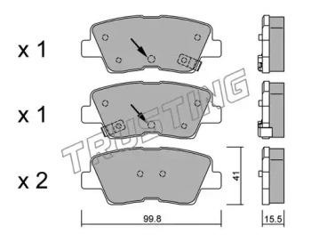 Trusting 903.1 Brake pads
