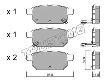 Trusting 933.0 Brake pads