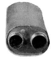 IMASAF 76.80.06 Muffler assy front IMASAF 76.80.06 Muffler assy front