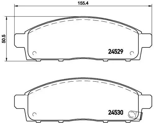 Brembo P 54 038 Brake pads Brembo P 54 038 Brake pads