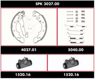Woking SPK 3027.00 Szczeki hamulcowe superkit Woking SPK 3027.00 Szczeki hamulcowe superkit
