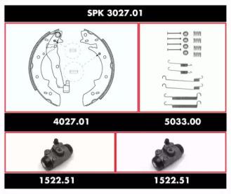 Woking SPK 3027.01 Szczeki hamulcowe superkit