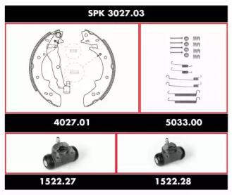 Woking SPK 3027.03 Szczeki hamulcowe superkit