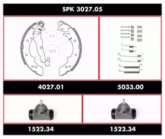 Woking SPK 3027.05 Szczeki hamulcowe superkit