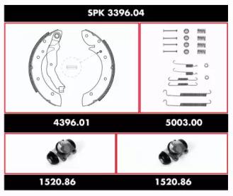 Woking SPK 3396.04 Szczeki hamulcowe superkit