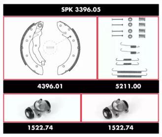 Woking SPK 3396.05 Szczeki hamulcowe superkit