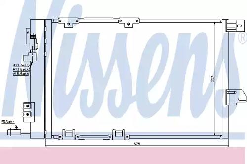 Nissens 94384 Випаровувач кондиціонера Nissens 94384 Випаровувач кондиціонера