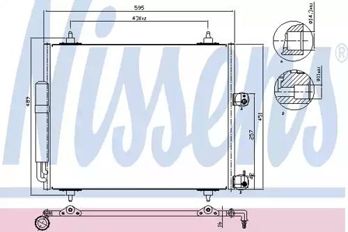 Nissens 94609 Испаритель кондиционера