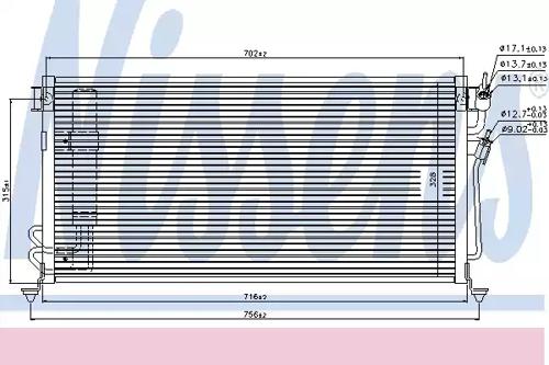 Nissens 94748 Конденсер Nissens 94748 Конденсер