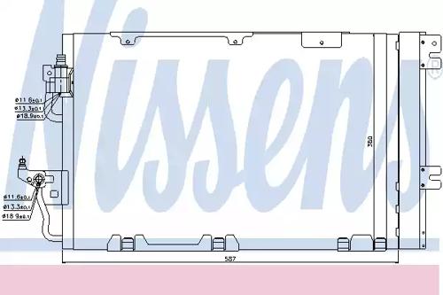 Nissens 94809 Випаровувач кондиціонера