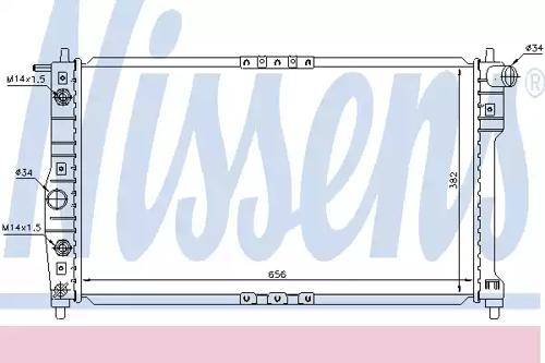 Nissens 616671 Радіатор