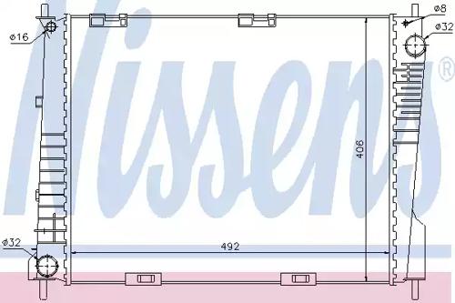 Nissens 67283 Радіатор Nissens 67283 Радіатор
