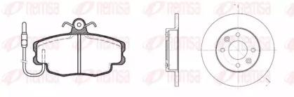 Remsa 8141.00 Комплект гальмівних дисків з колодками Remsa 8141.00 Комплект гальмівних дисків з колодками