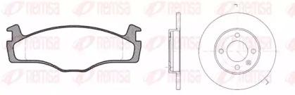 Remsa 8171.01 Brake set discs pads