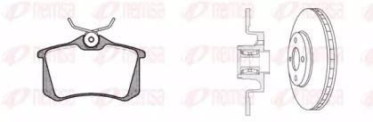 Remsa 8263.24 Комплект гальмівних дисків з колодками Remsa 8263.24 Комплект гальмівних дисків з колодками