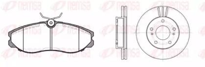 Remsa 8462.00 Комплект гальмівних дисків з колодками