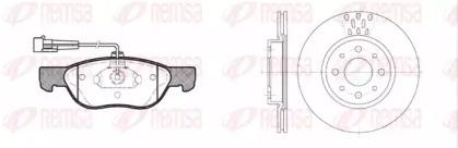Remsa 8587.01 Brake set discs pads Remsa 8587.01 Brake set discs pads