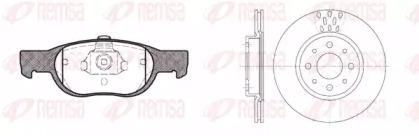 Remsa 8588.01 Brake set discs pads Remsa 8588.01 Brake set discs pads