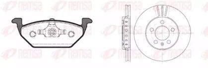 Remsa 8633.07 Комплект гальмівних дисків з колодками Remsa 8633.07 Комплект гальмівних дисків з колодками