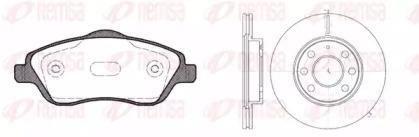 Remsa 8774.06 Brake set discs pads