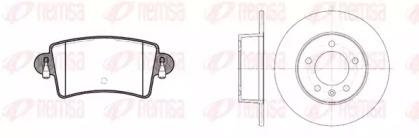 Remsa 8833.00 Комплект гальмівних дисків з колодками Remsa 8833.00 Комплект гальмівних дисків з колодками
