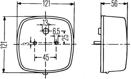Hella 2SE 002 578-701 Ліхтар задній Hella 2SE 002 578-701 Ліхтар задній