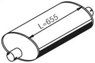 Dinex 28390 Muffler assy front Dinex 28390 Muffler assy front